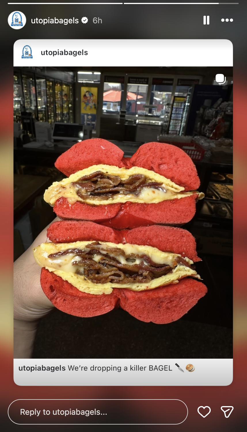 Utopia Bagels - Instagram Story 2